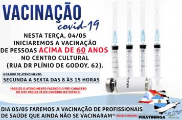 NOVO CALENDÁRIO DE VACINAÇÃO COVID-19