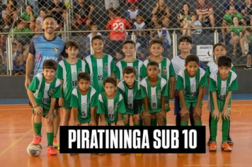 Pirafutsal jogaram pela Liga Regional contra a cidade de Lençóis Paulista em três categorias: sub10 , sub12 e sub 14. 