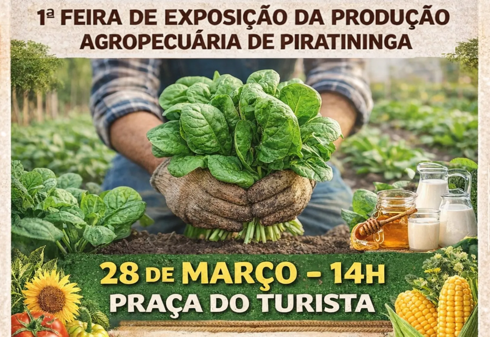 PIRATININGA PROMOVE 1ª FEIRA DE EXPOSIÇÃO DA PRODUÇÃO AGROPECUÁRIA