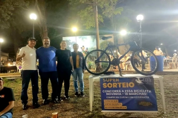FEIRA DA LUA SORTEIA BICICLETA