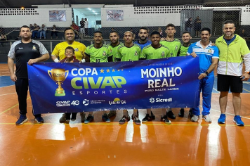 PIRATININGA RECEBEU JOGOS DA COPA CIVAP DE FUTSAL ADULTO E GARANTIU VAGA NA FASE FINAL