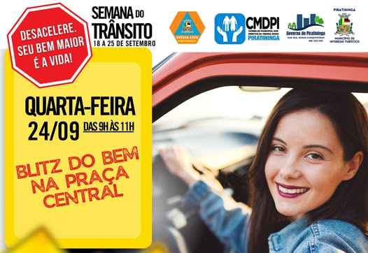 Semana do Trânsito em Piratininga!